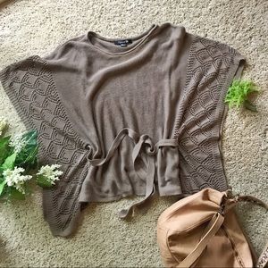 Poncho-like Knit Sweater 🍂